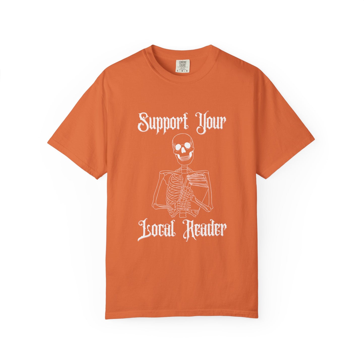 Support Your Local Reader Skeleton Tee