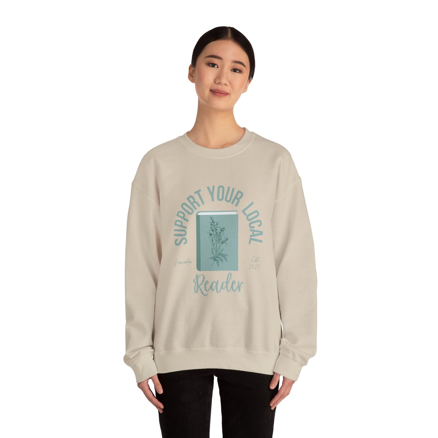 Support Your Local Reader NV Crewneck
