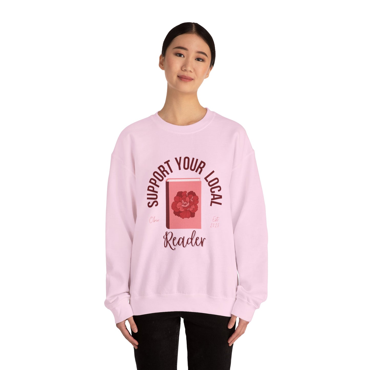Support Your Local Reader OH Crewneck