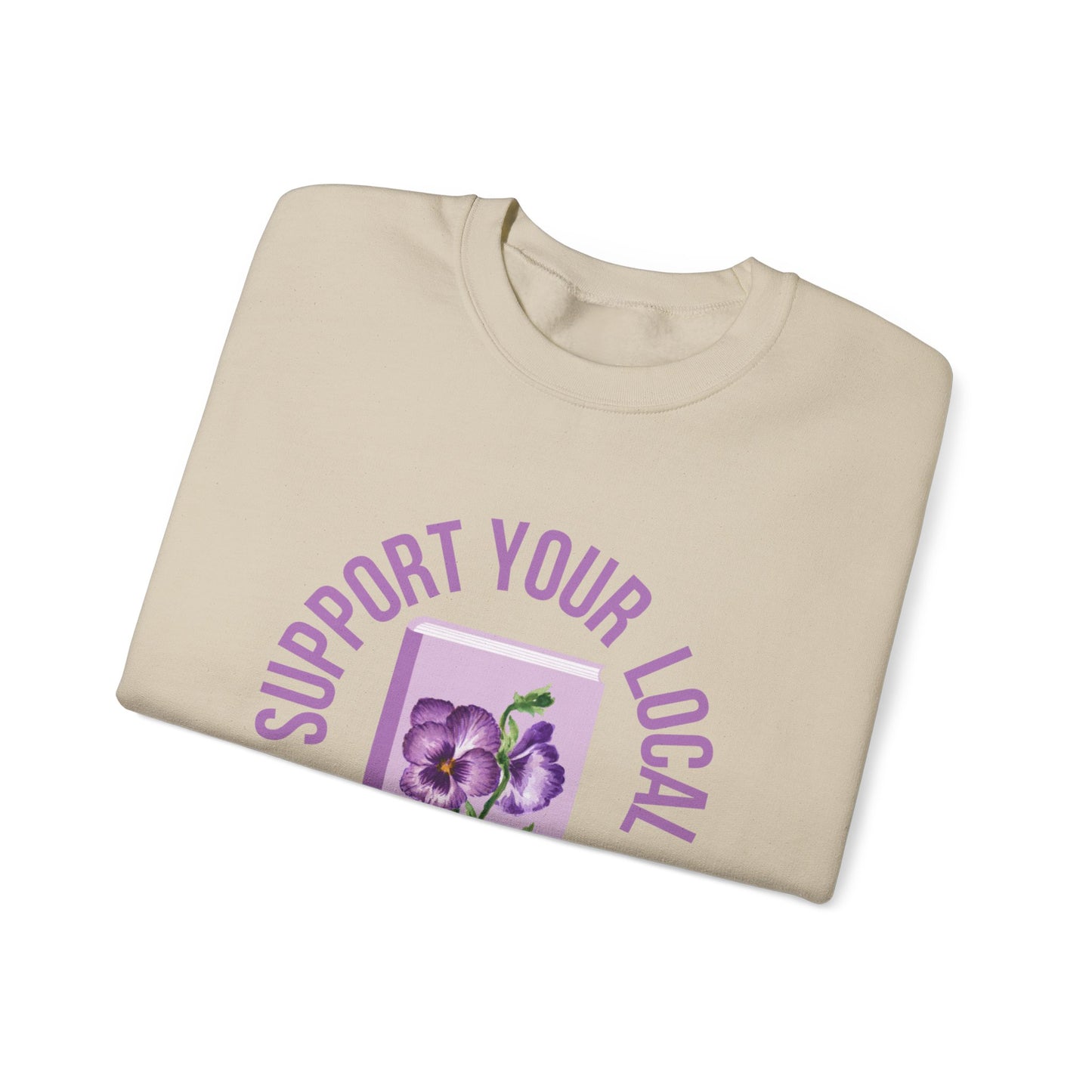 Support Your Local Reader WI Crewneck