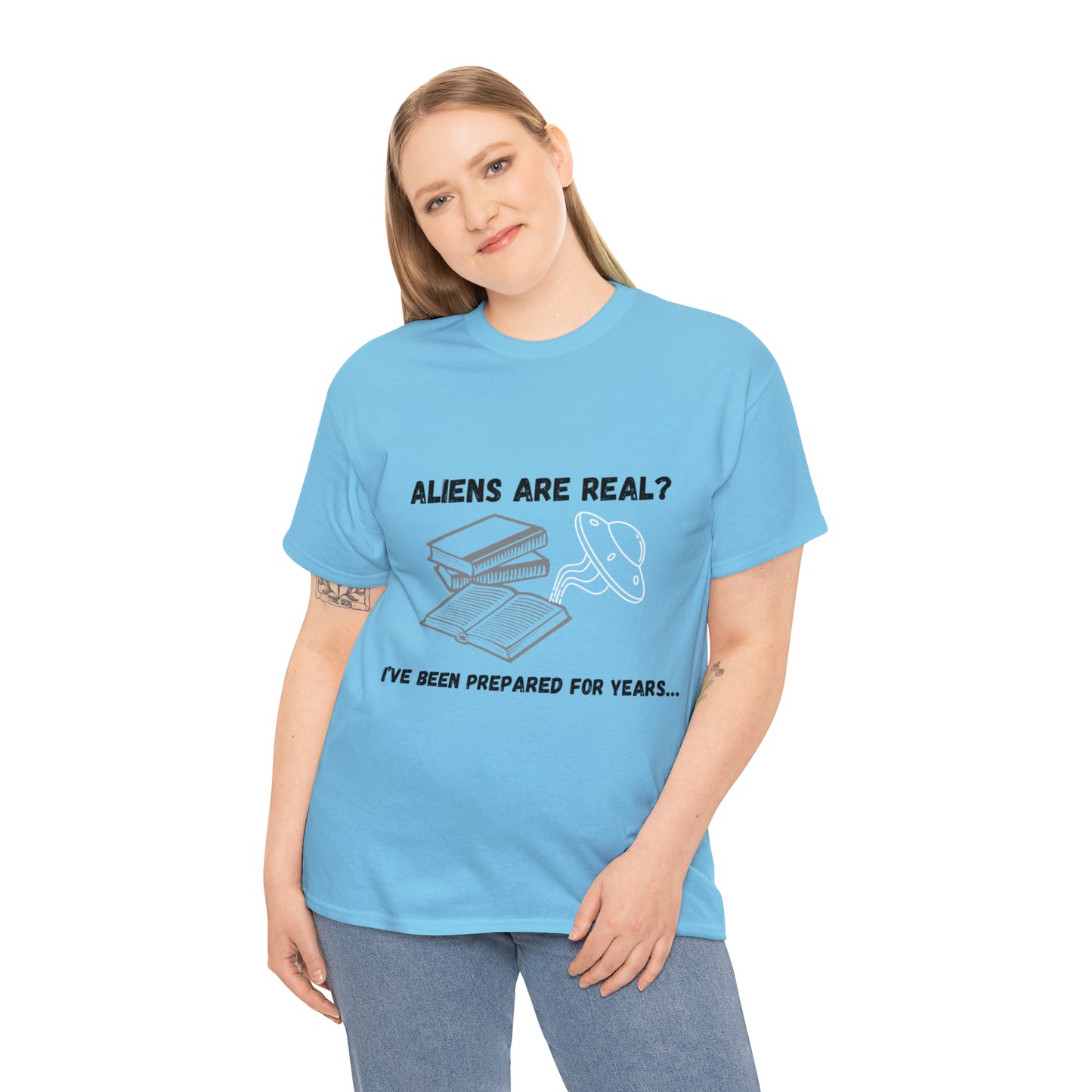 Aliens Are Real Blue Tee