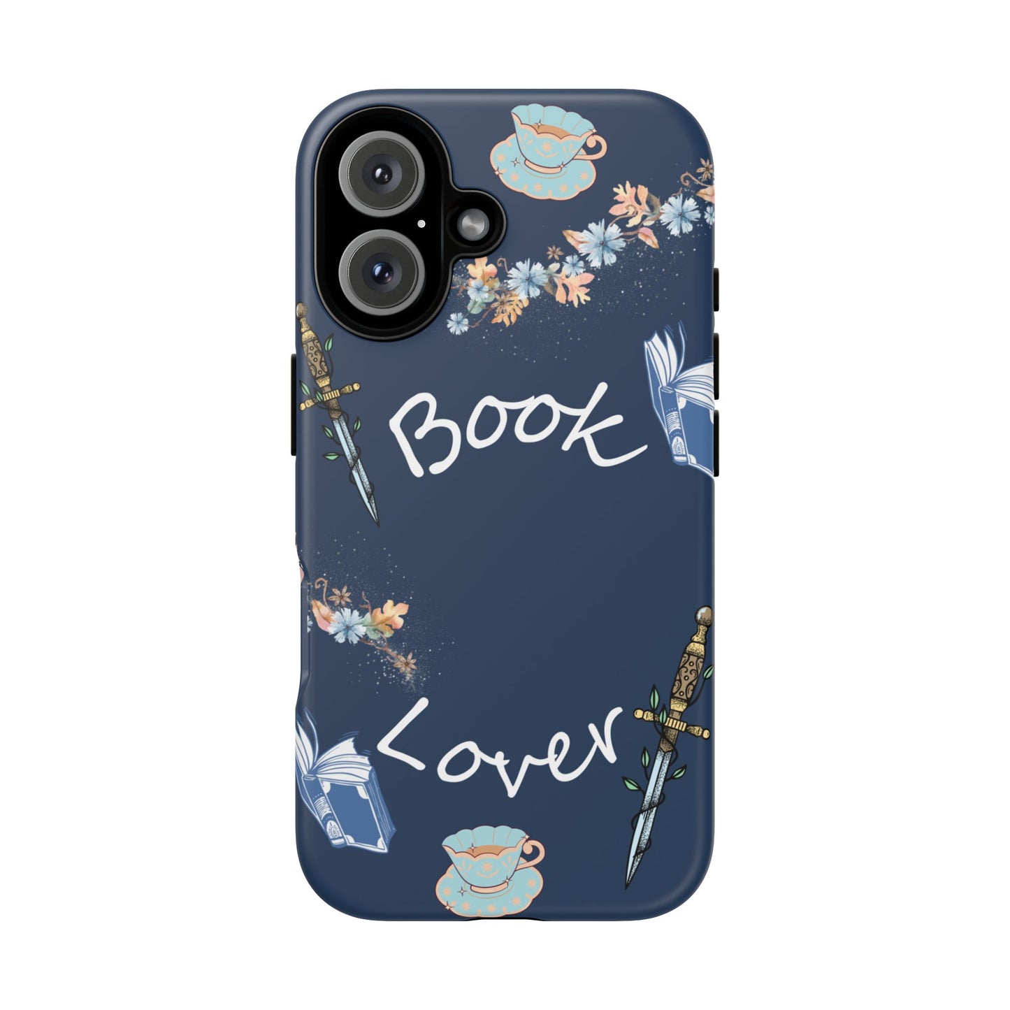 Book Lover Navy Phone Case