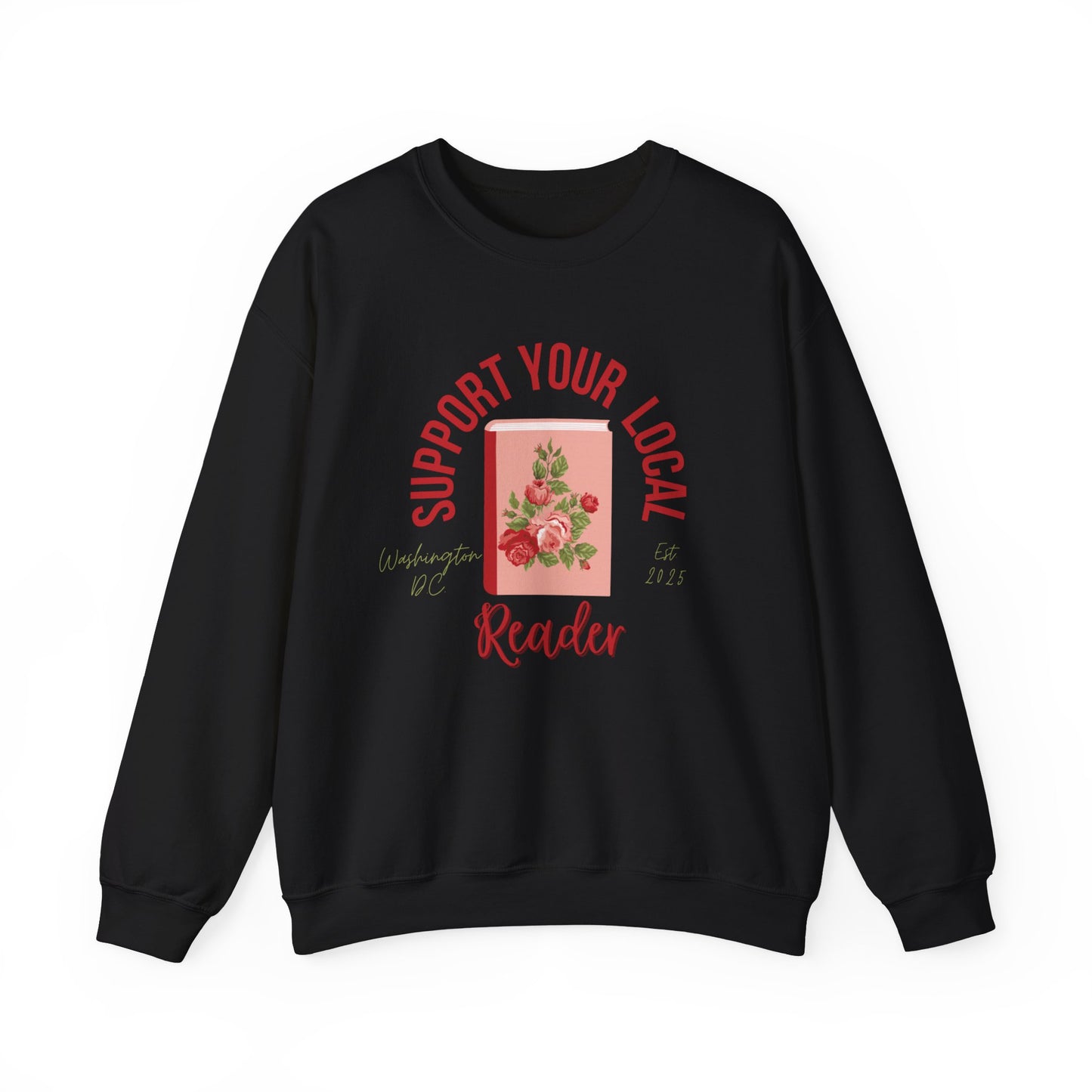Support Your Local Reader DC Crewneck