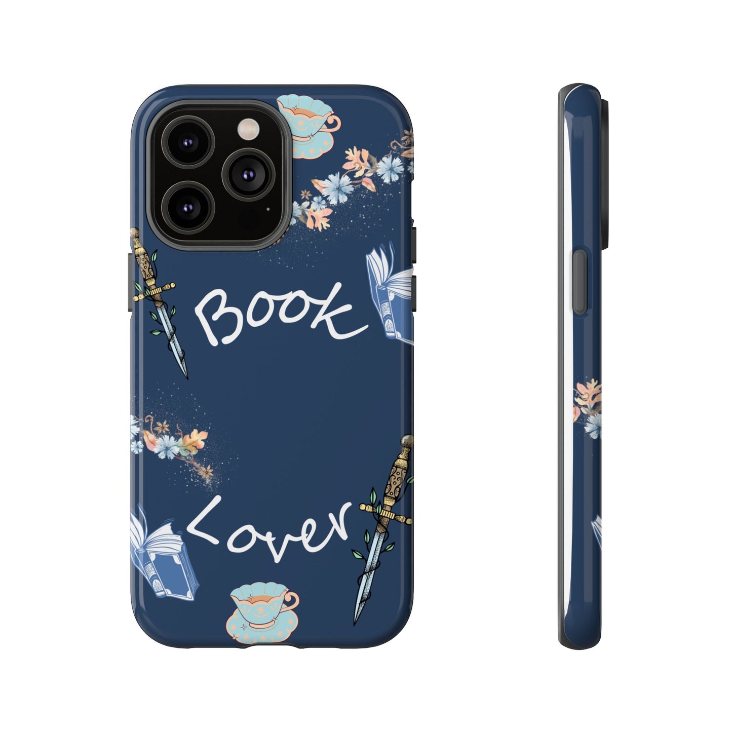 Book Lover Navy Phone Case