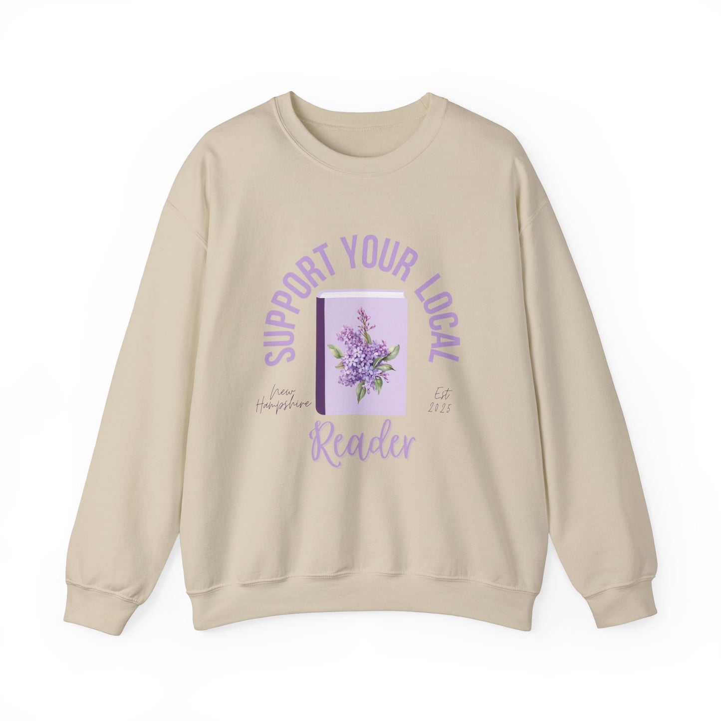 Support Your Local Reader NH Crewneck