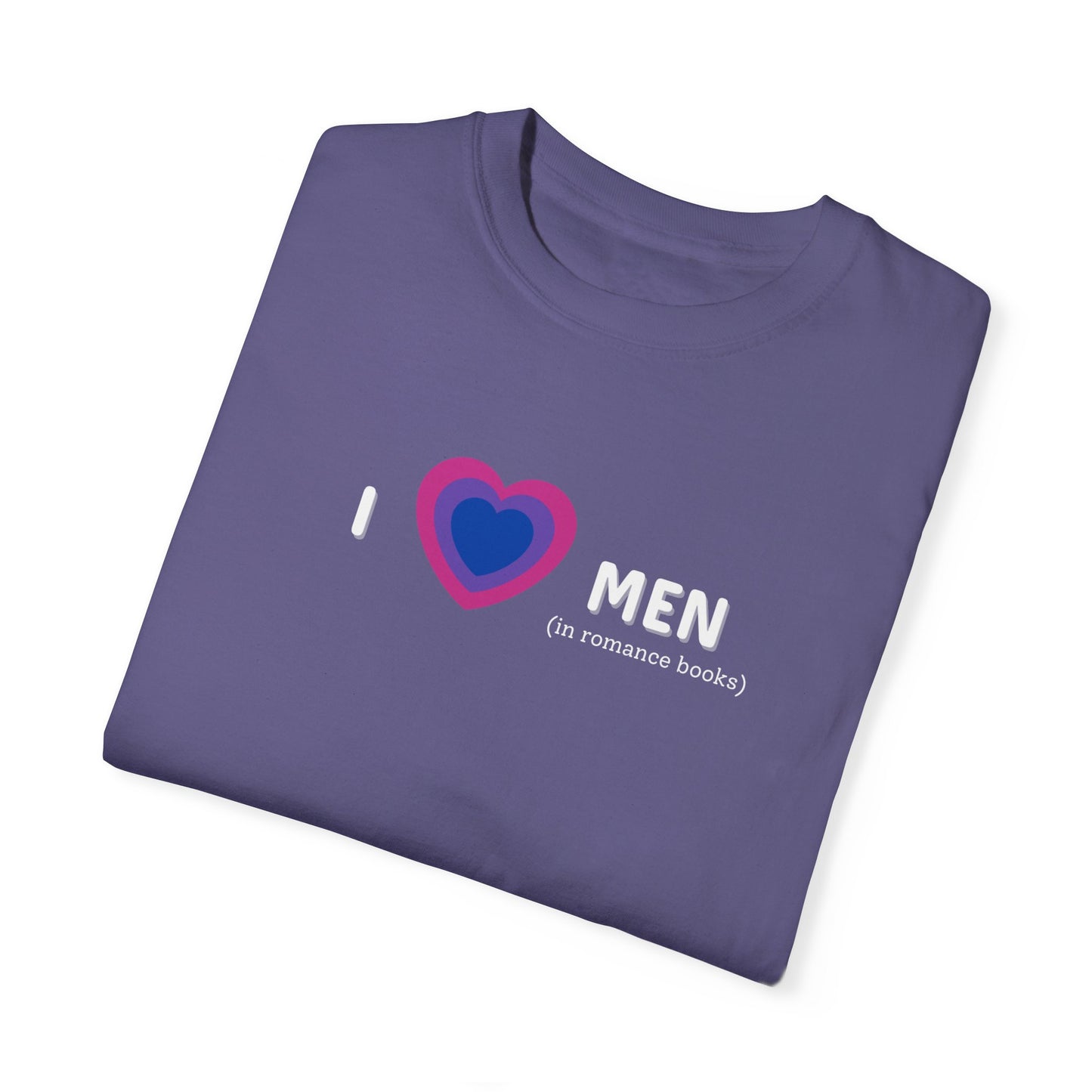 I Heart Men Bi Flag Tee