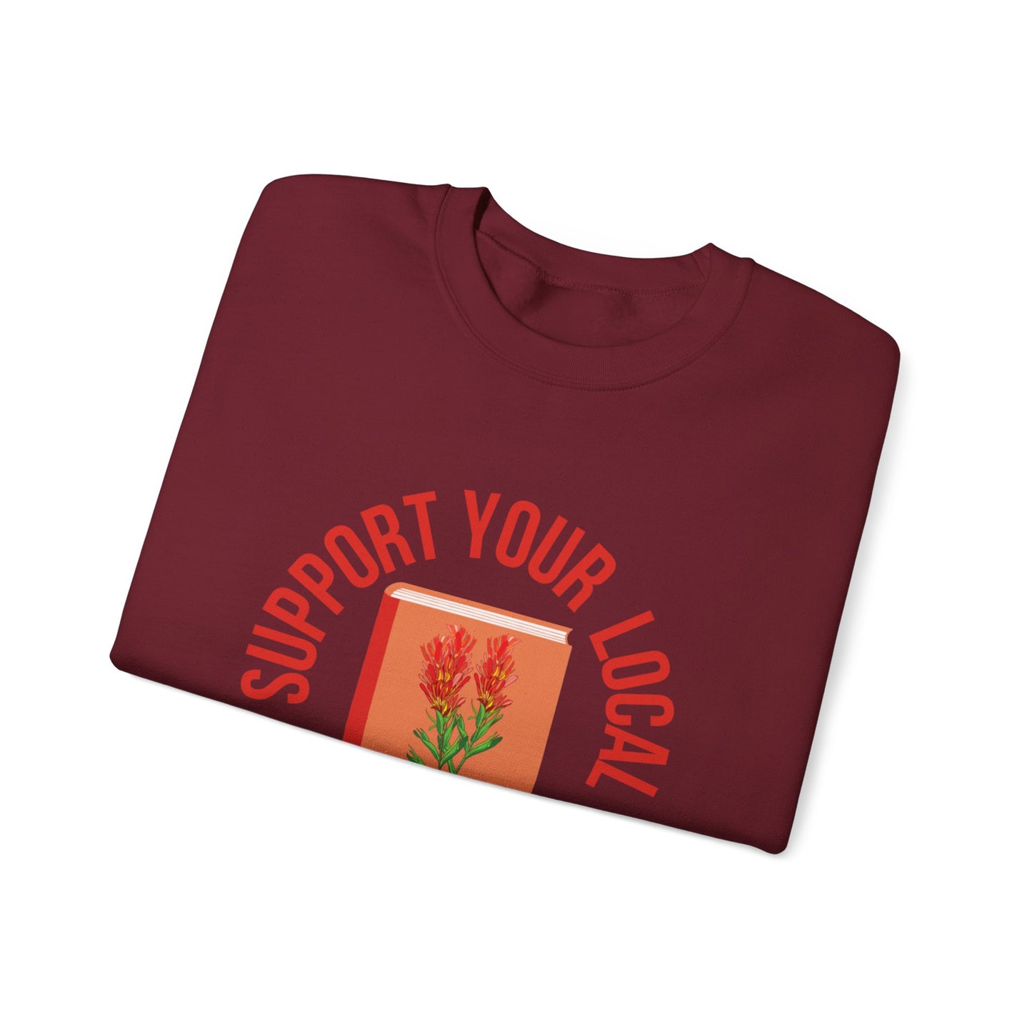 Support Your Local Reader WY Crewneck