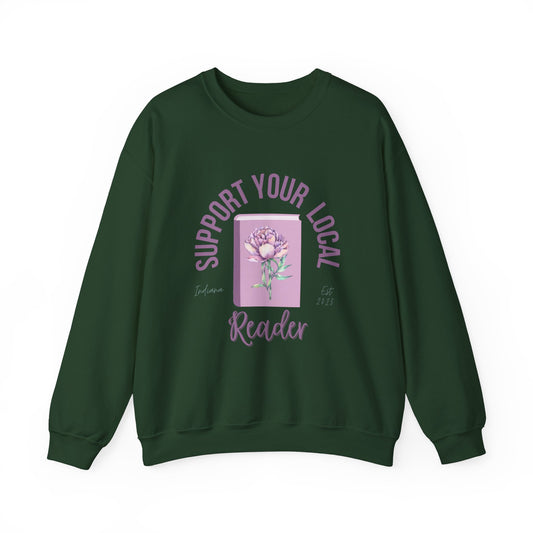 Support Your Local Reader IN Crewneck