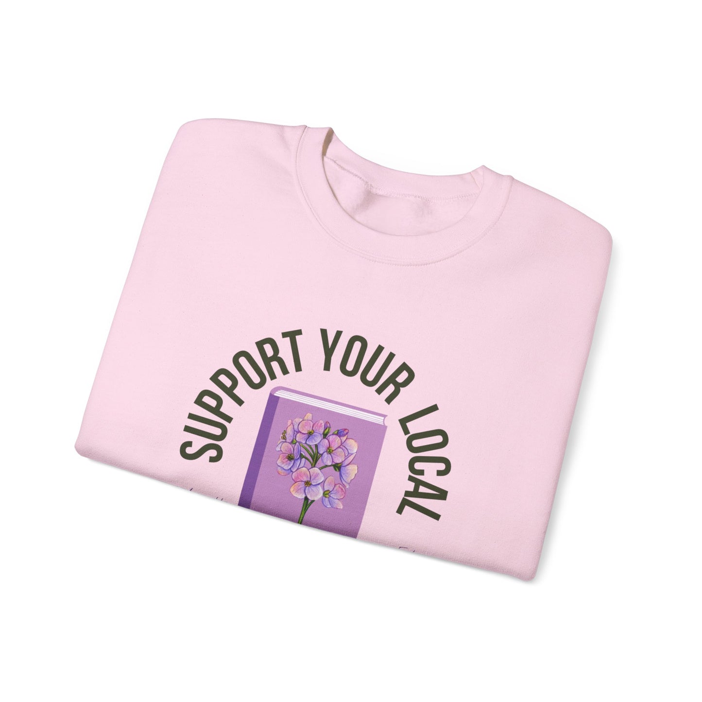 Support Your Local Reader MA Crewneck