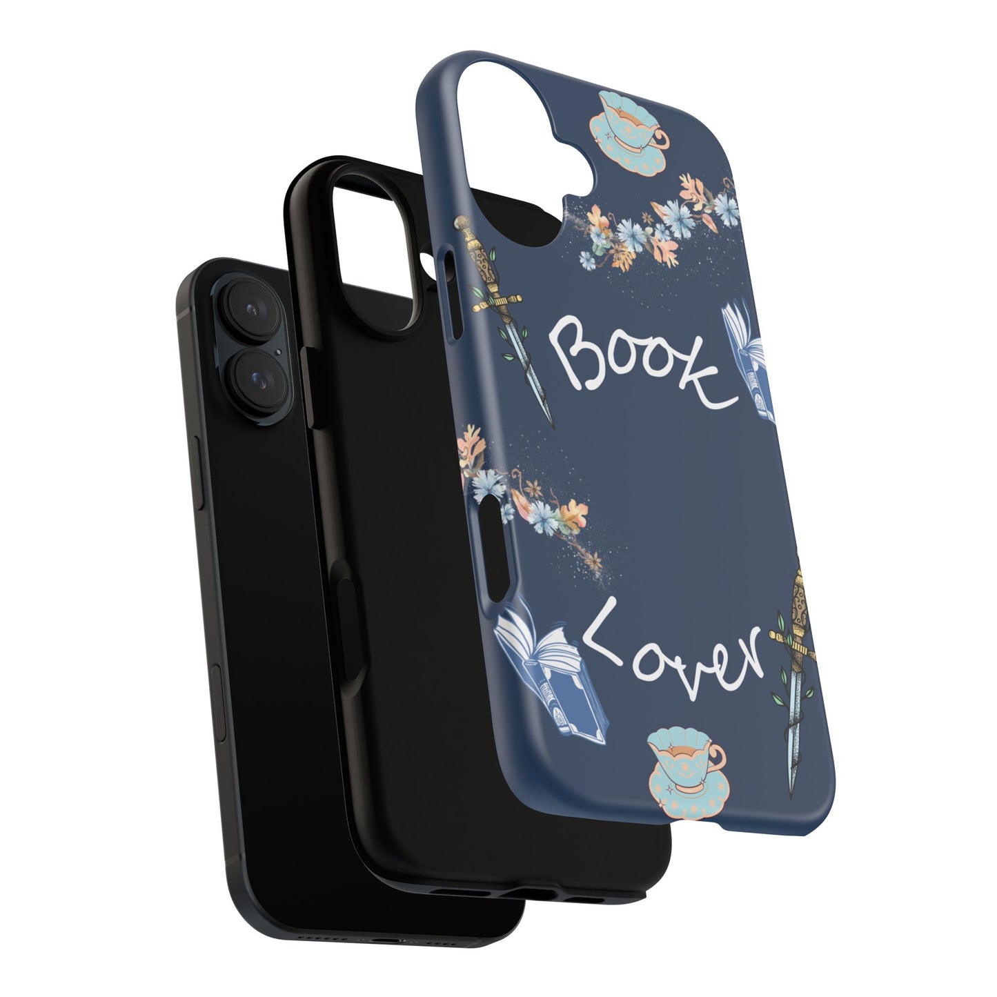 Book Lover Navy Phone Case