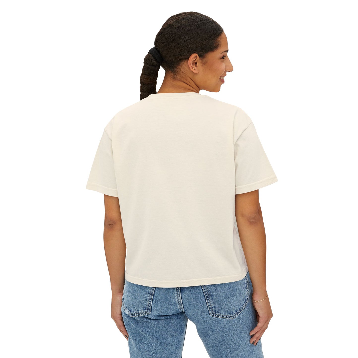 Fall Reading Season Pastel Cropped Tee