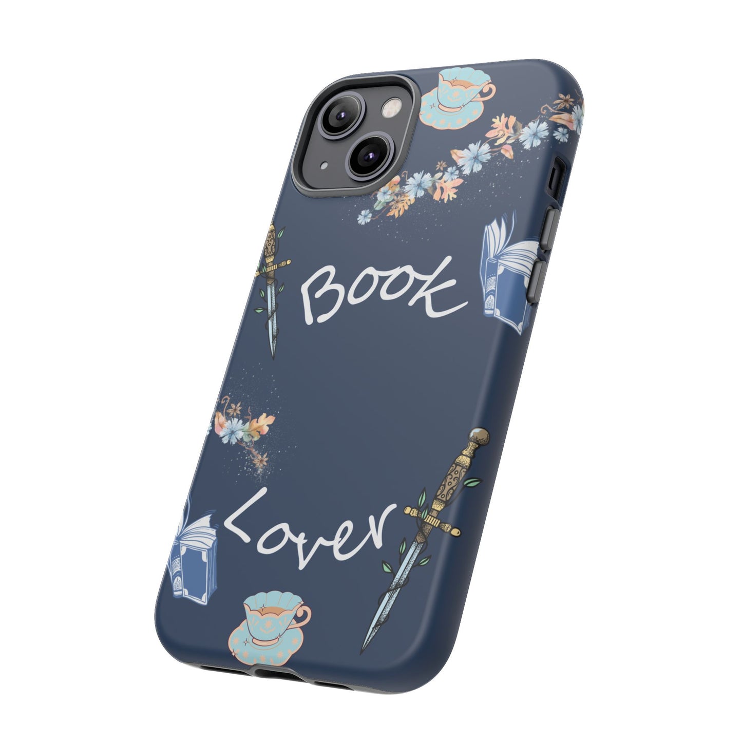 Book Lover Navy Phone Case