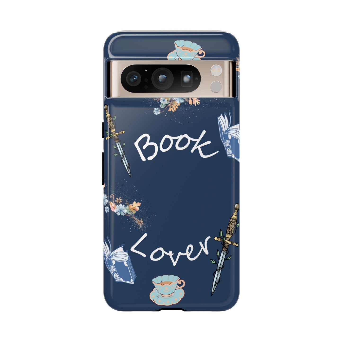 Book Lover Navy Phone Case
