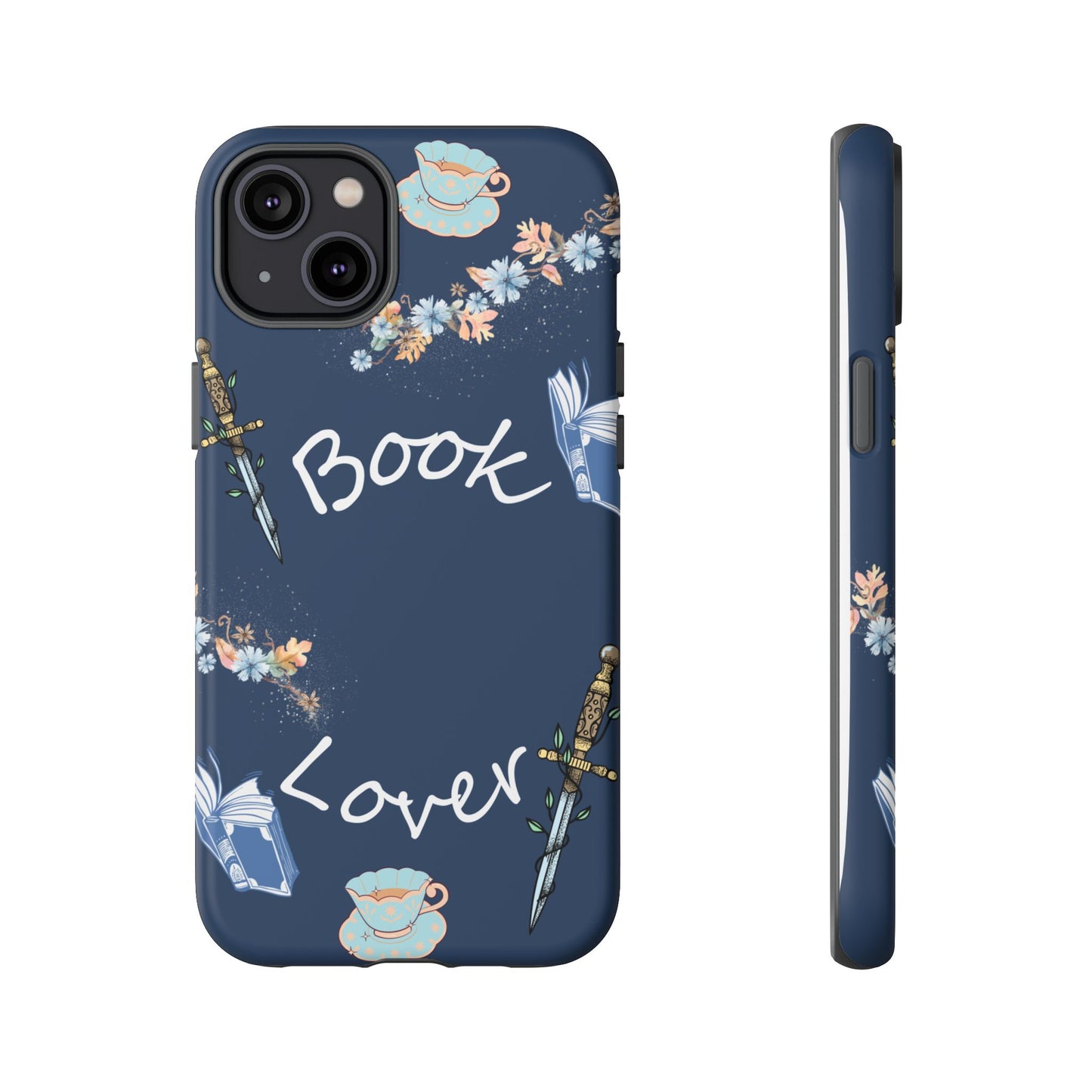 Book Lover Navy Phone Case