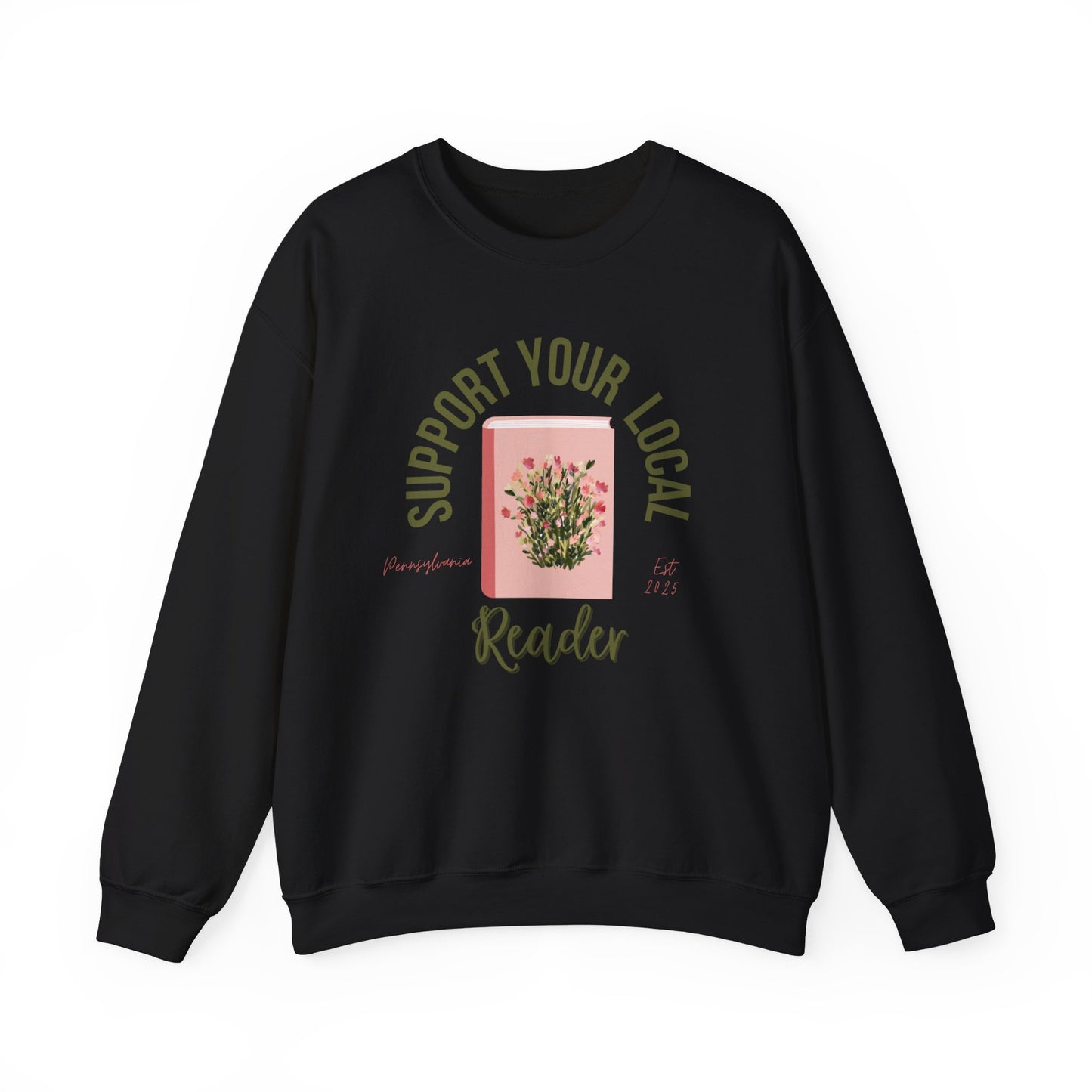 Support Your Local Reader PA Crewneck