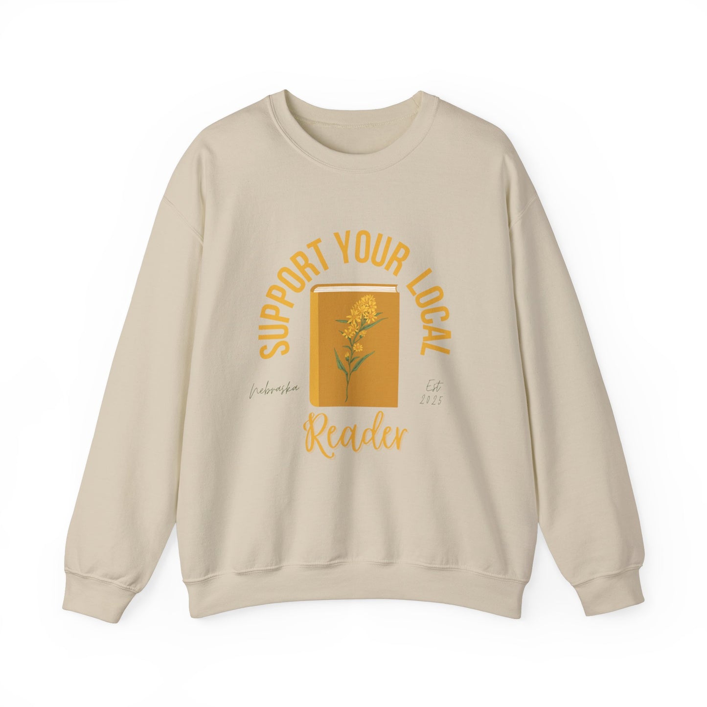 Support Your Local Reader NE Crewneck
