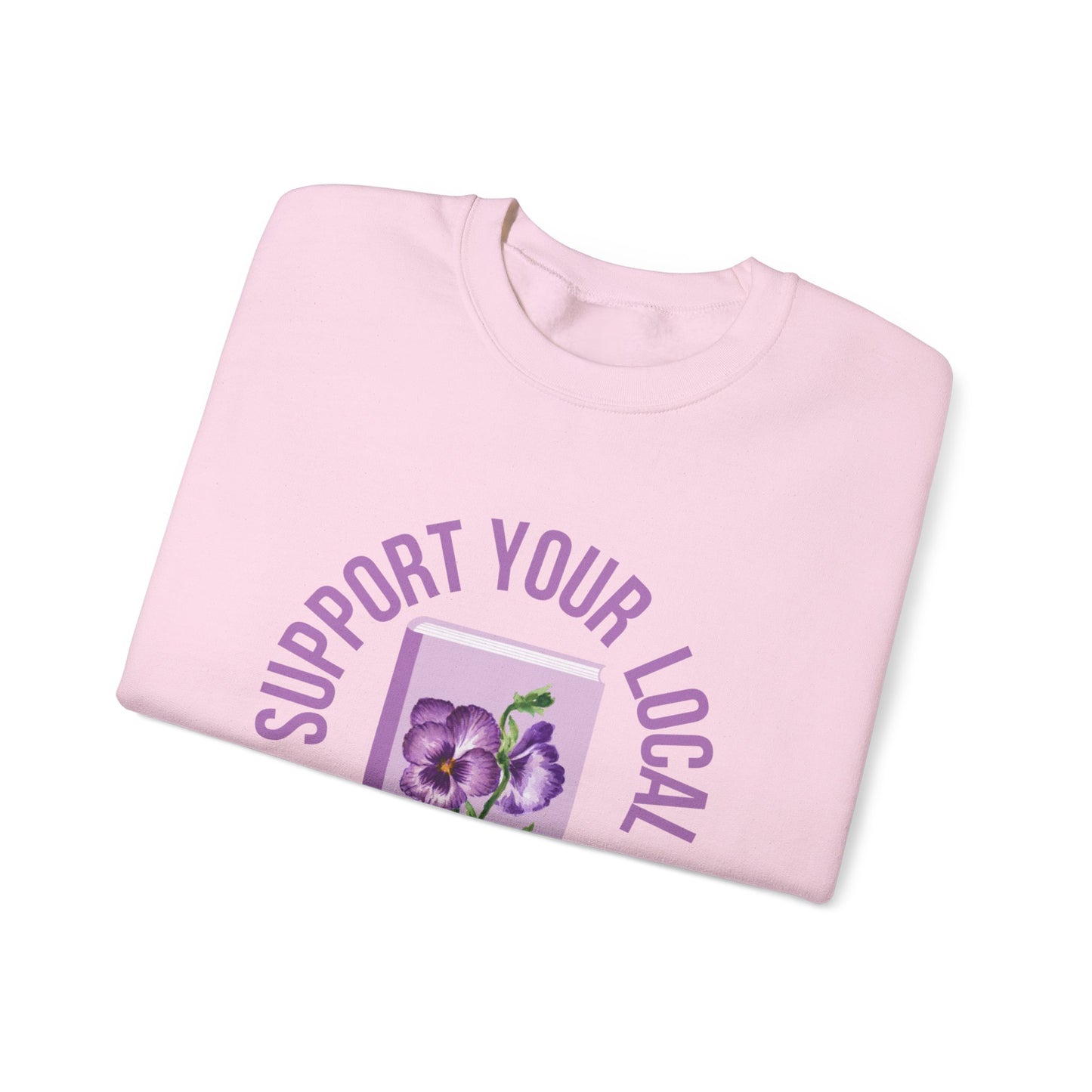 Support Your Local Reader WI Crewneck