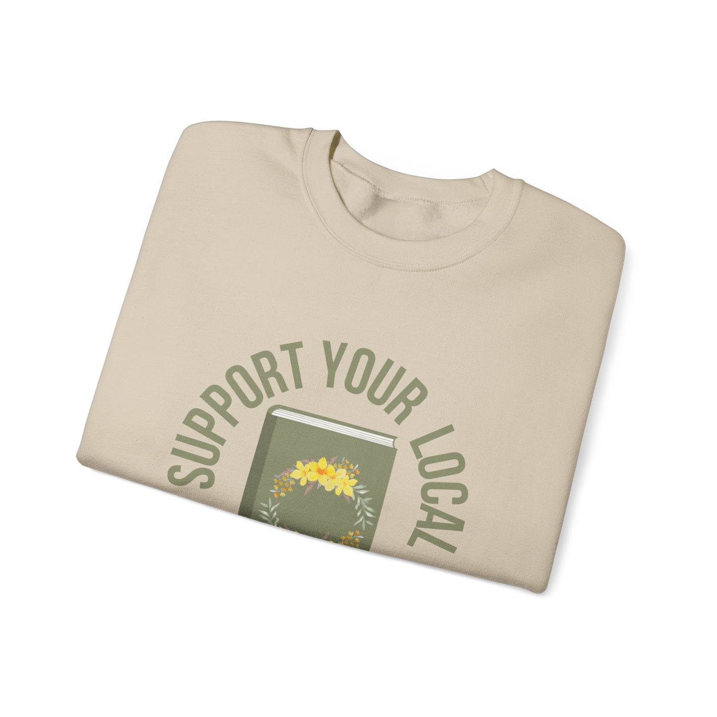 Support Your Local Reader SC Crewneck