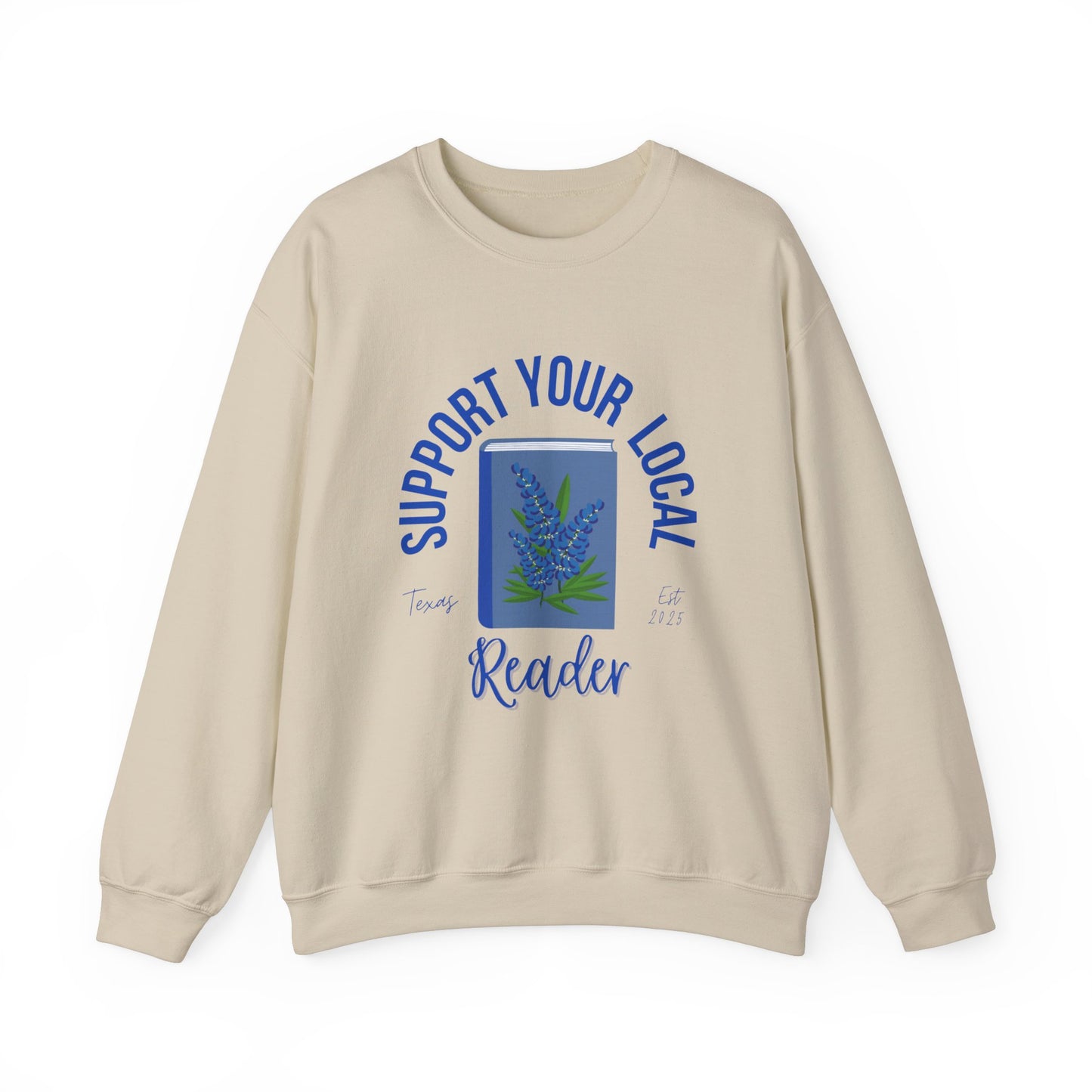 Support Your Local Reader TX Crewneck