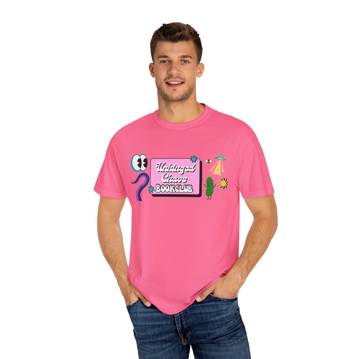 Unhinged Chaos Bookclub Tee