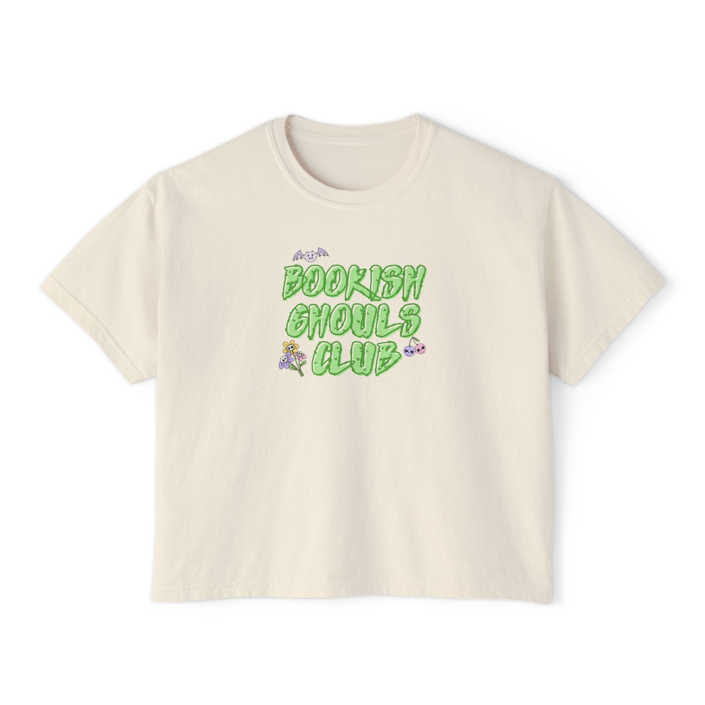 Bookish Ghouls Club Cropped Tee