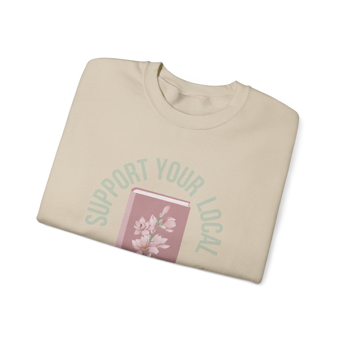 Support Your Local Reader MS Crewneck