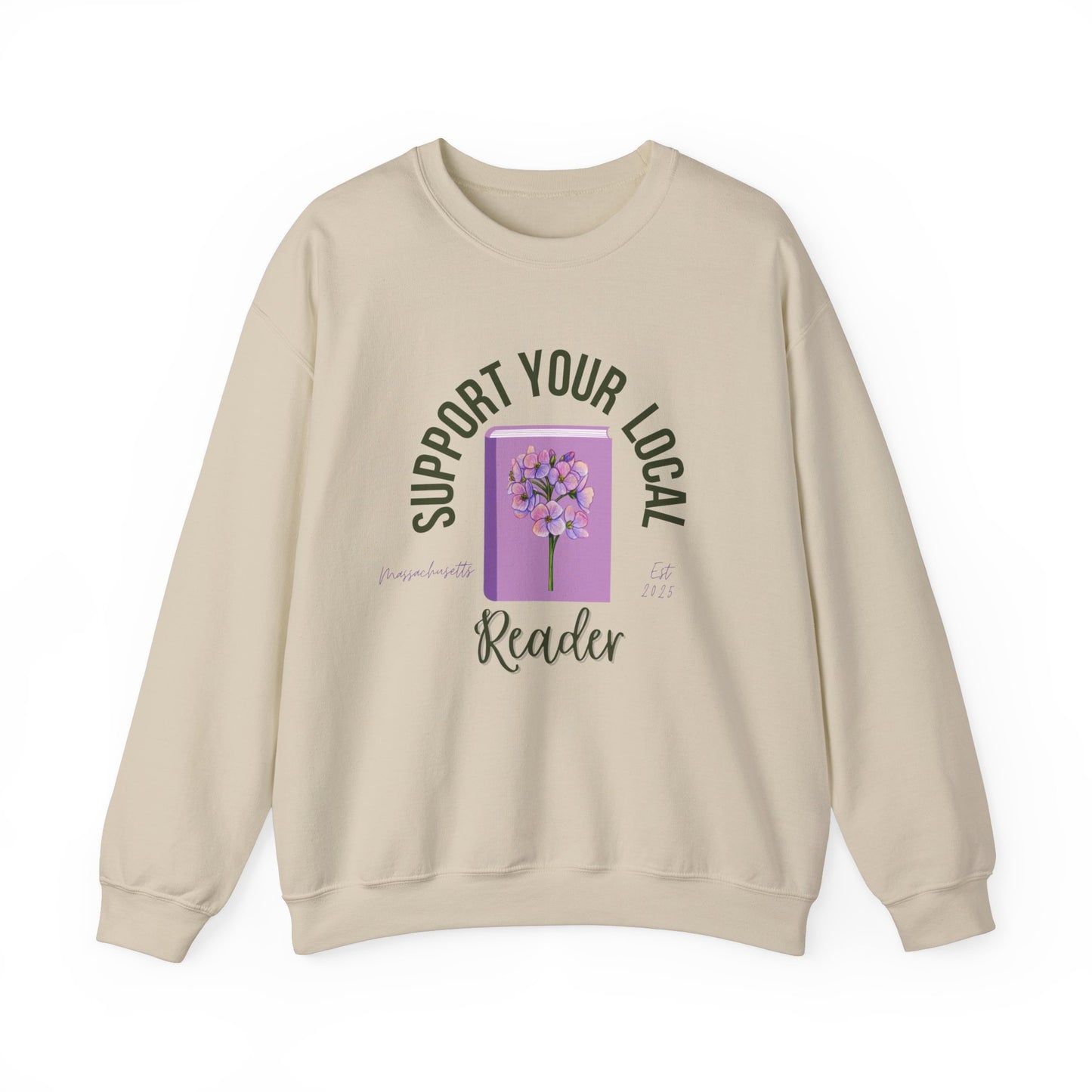 Support Your Local Reader MA Crewneck