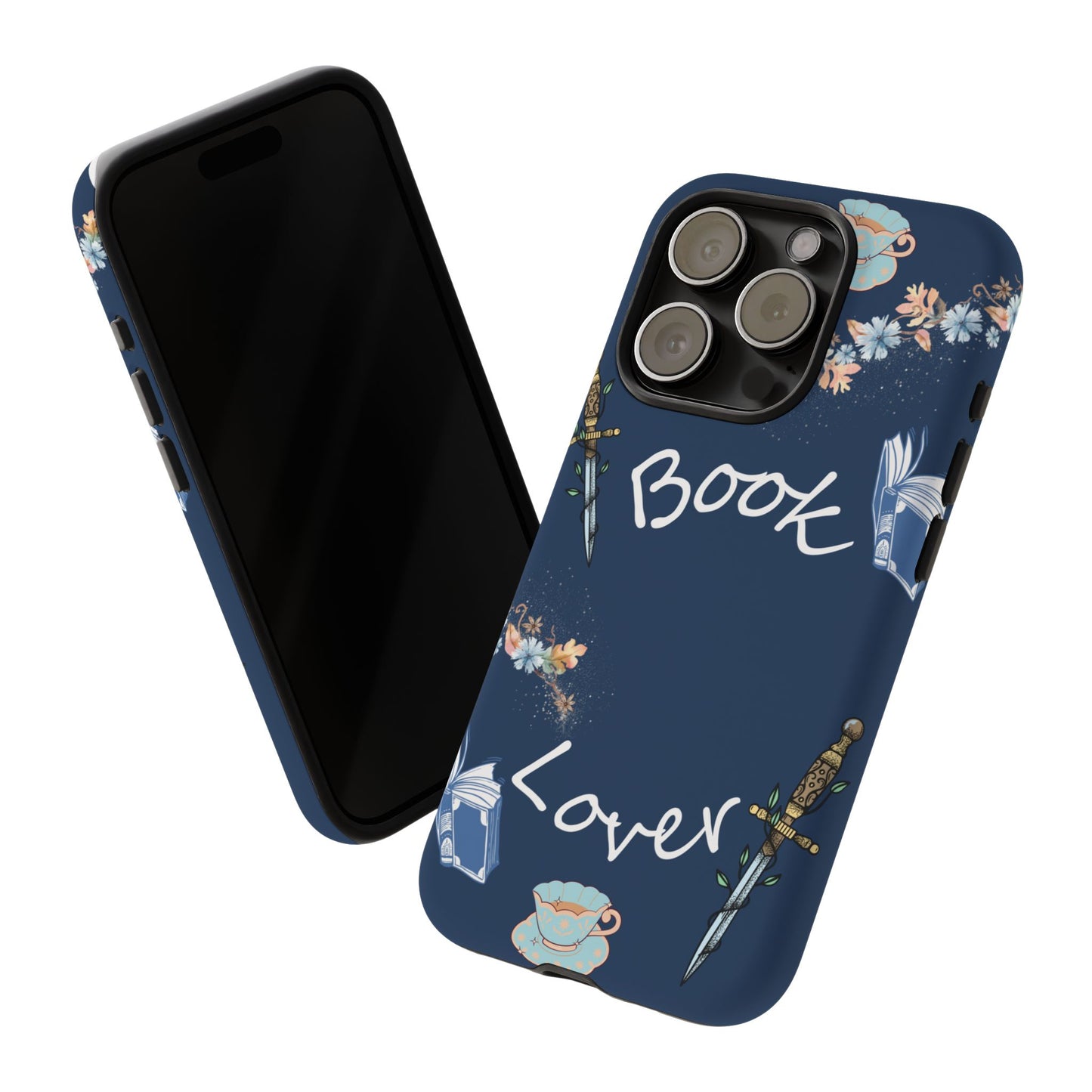 Book Lover Navy Phone Case