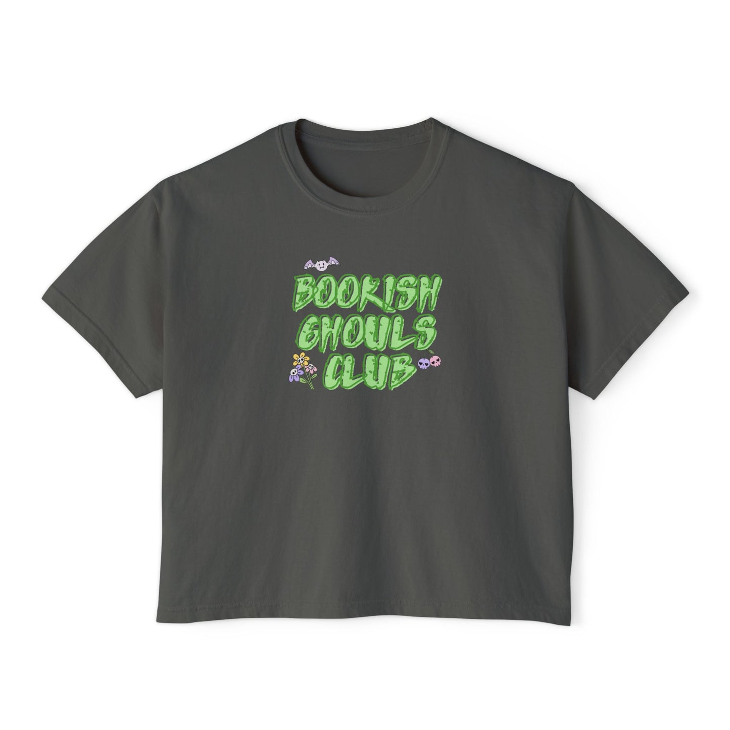Bookish Ghouls Club Cropped Tee