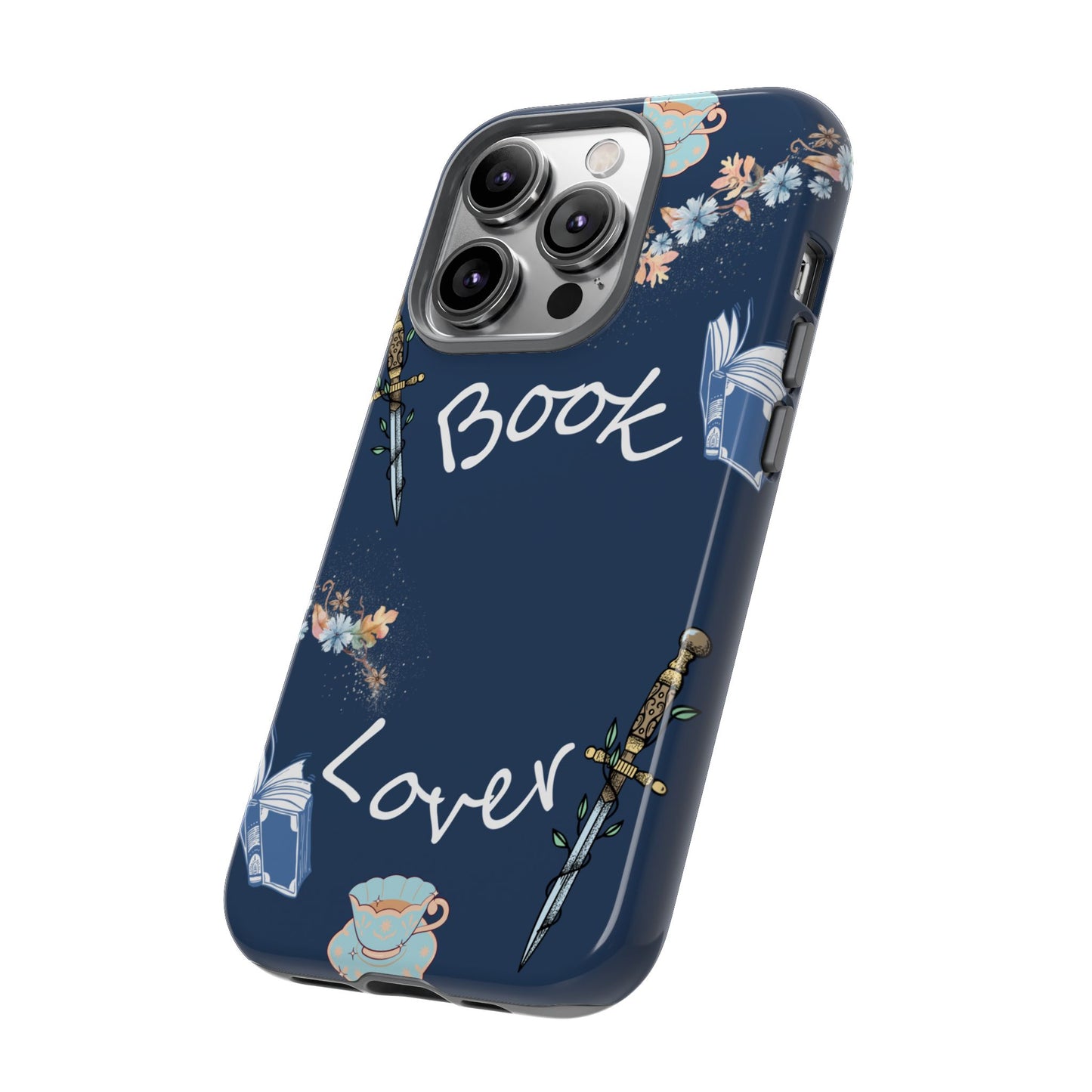 Book Lover Navy Phone Case