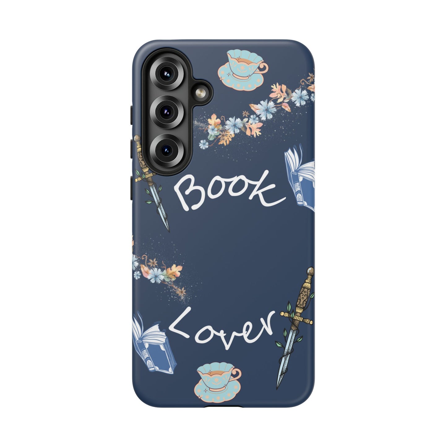 Book Lover Navy Phone Case