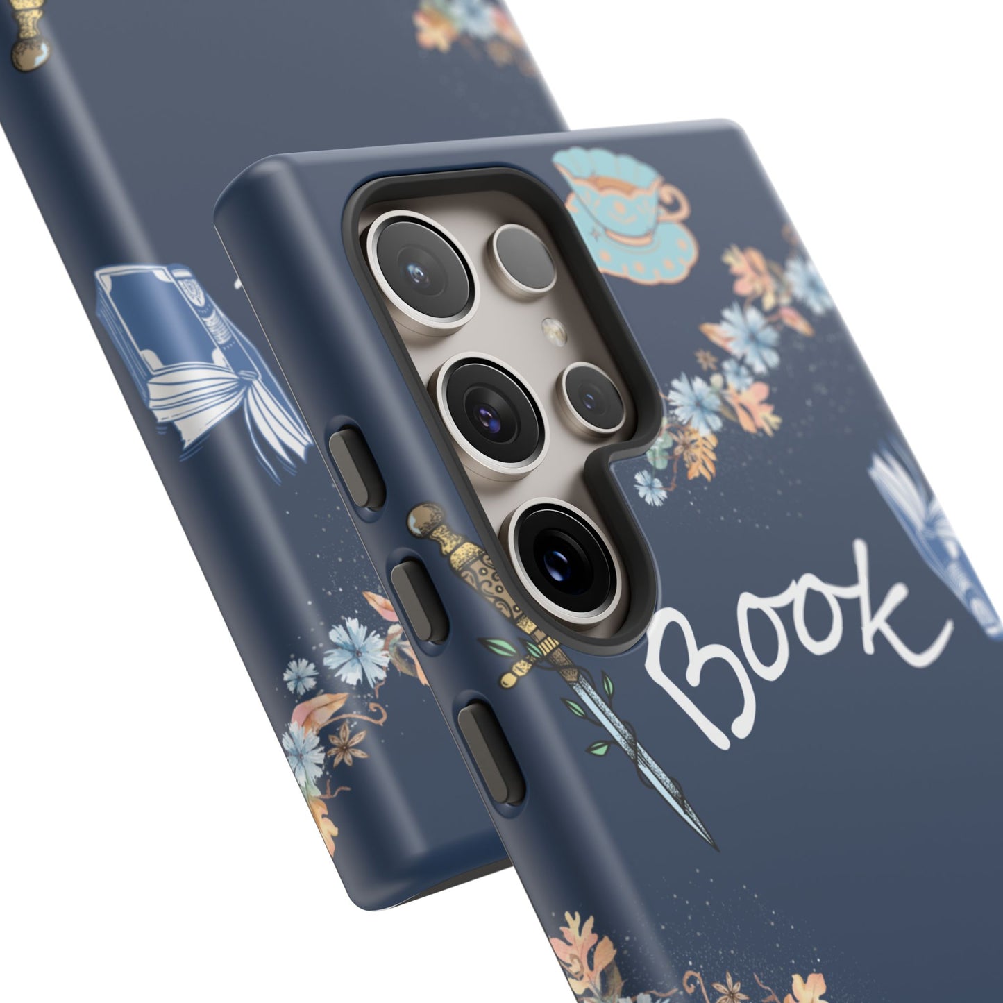 Book Lover Navy Phone Case