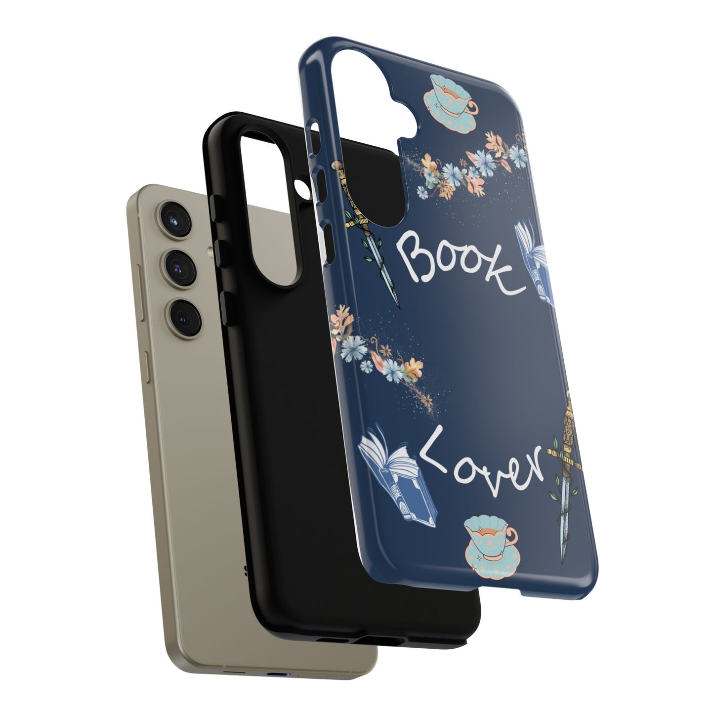 Book Lover Navy Phone Case