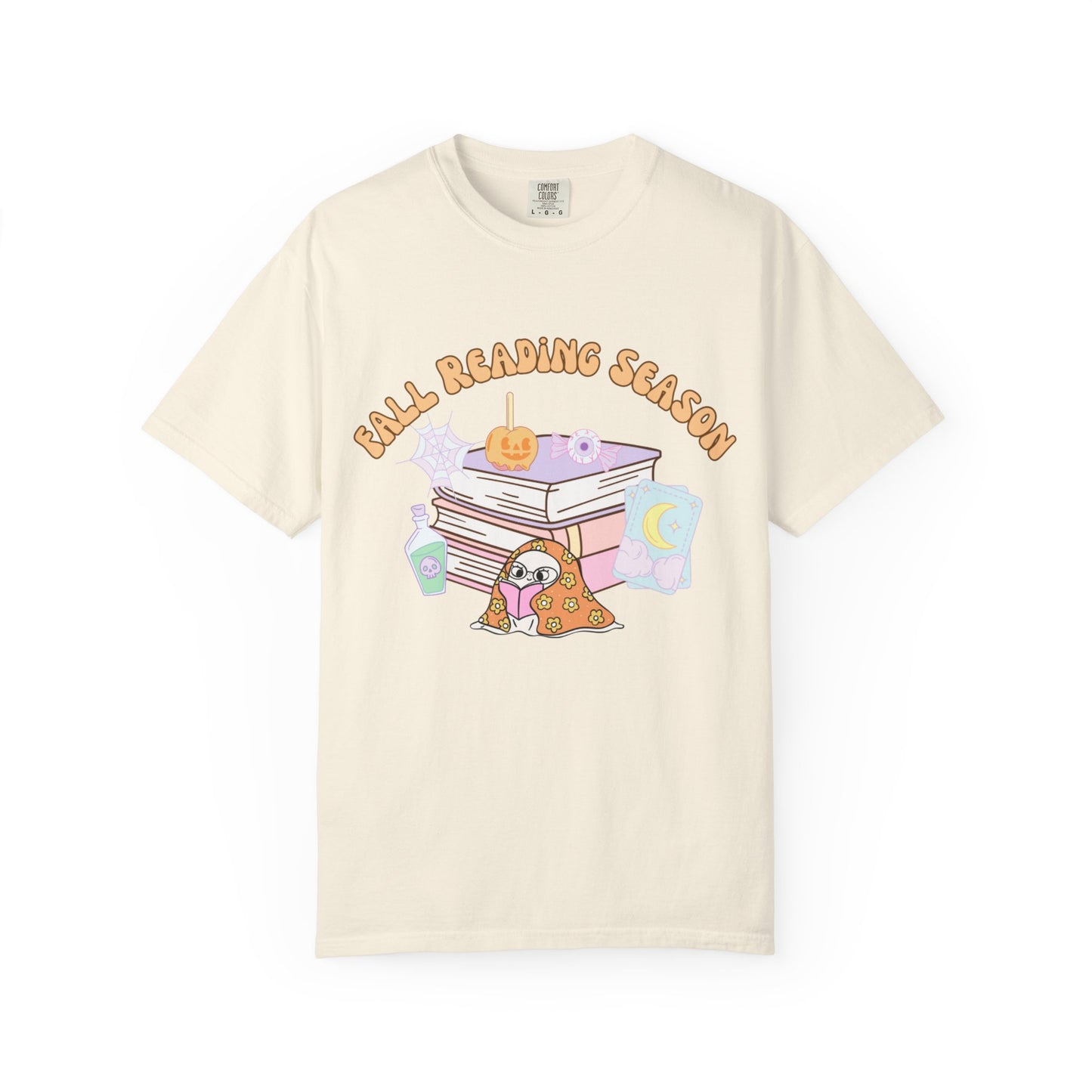 Fall Reading Season Pastel Tee