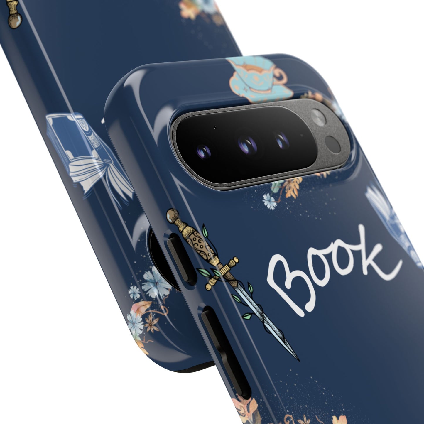 Book Lover Navy Phone Case