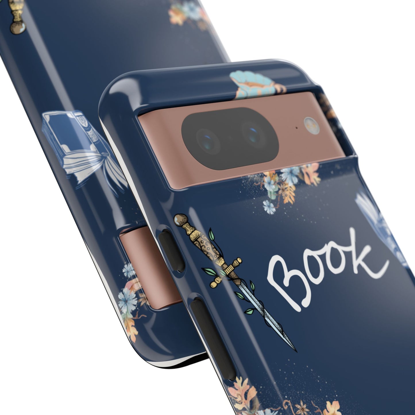 Book Lover Navy Phone Case