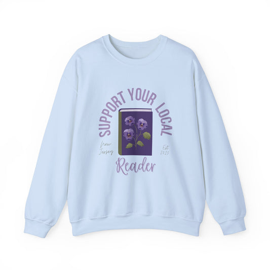 Support Your Local Reader NJ Crewneck