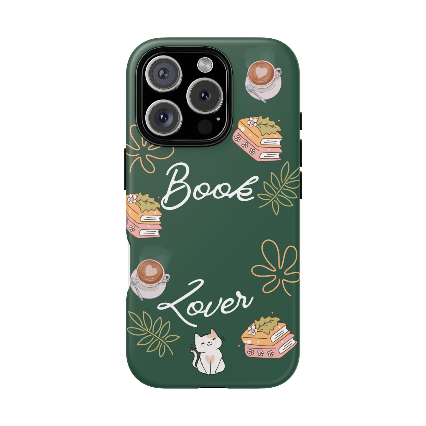 Book Lover Green Phone Case