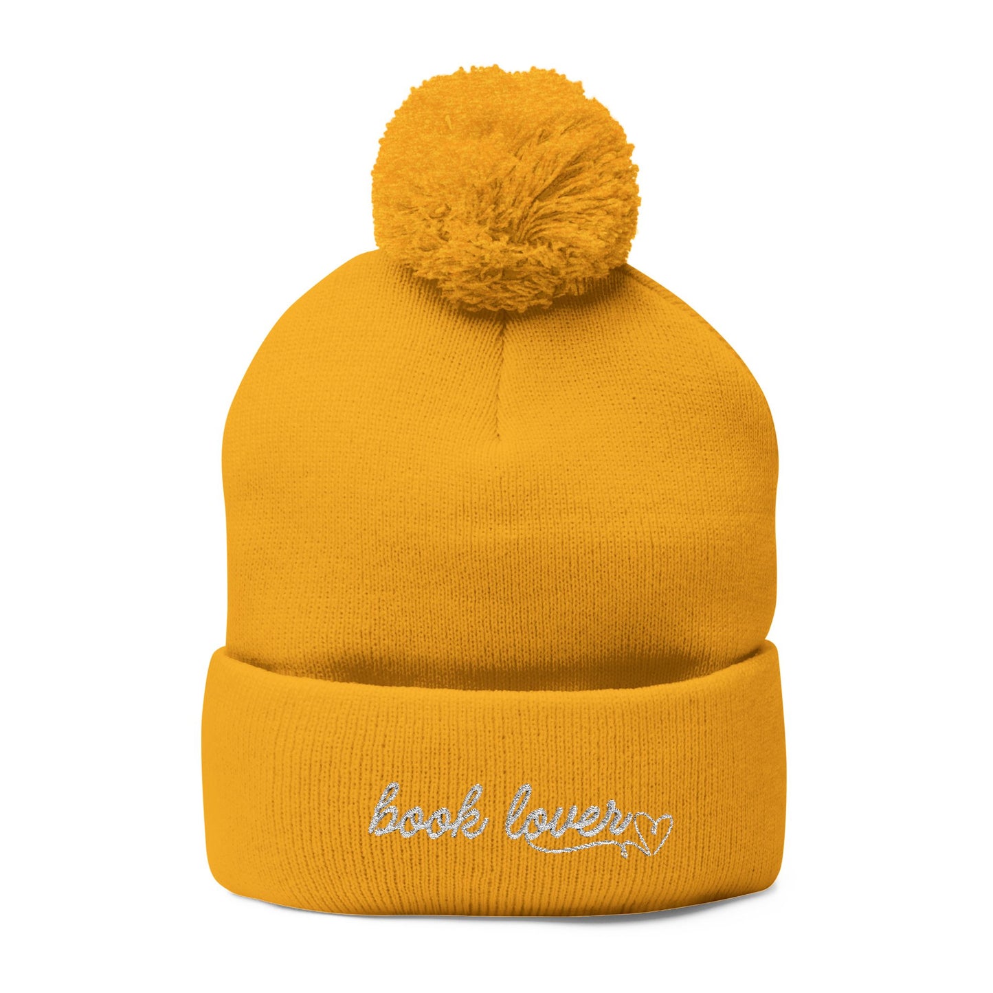 Book Lover Pom Pom Beanie