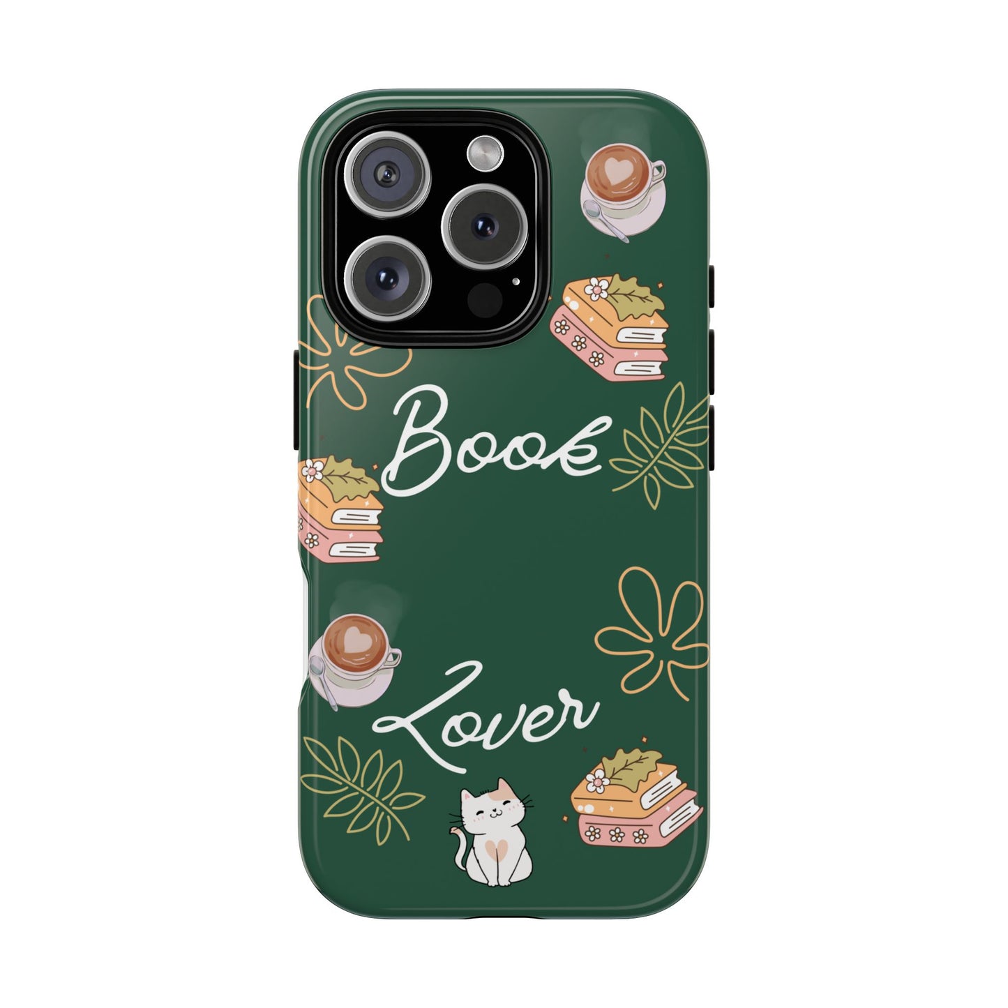 Book Lover Green Phone Case
