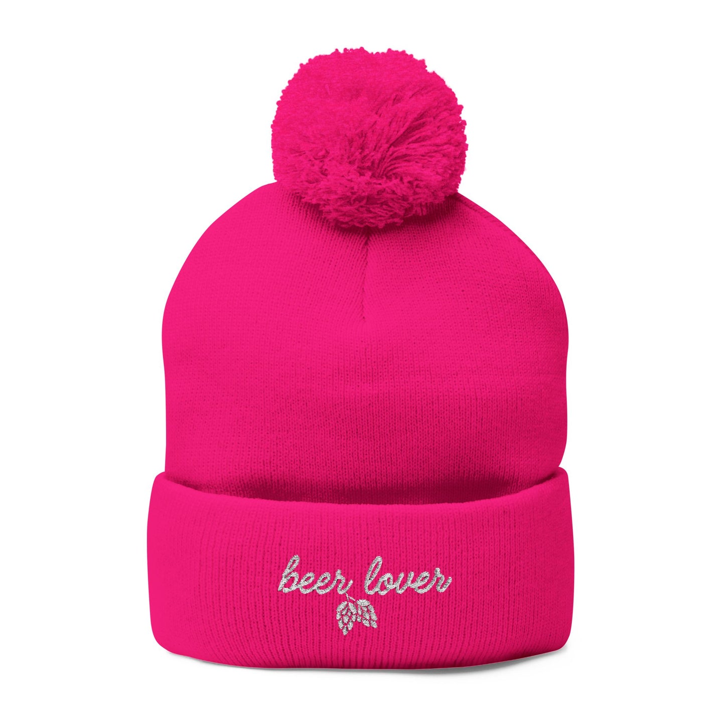 Beer Lover Pom Pom Beanie
