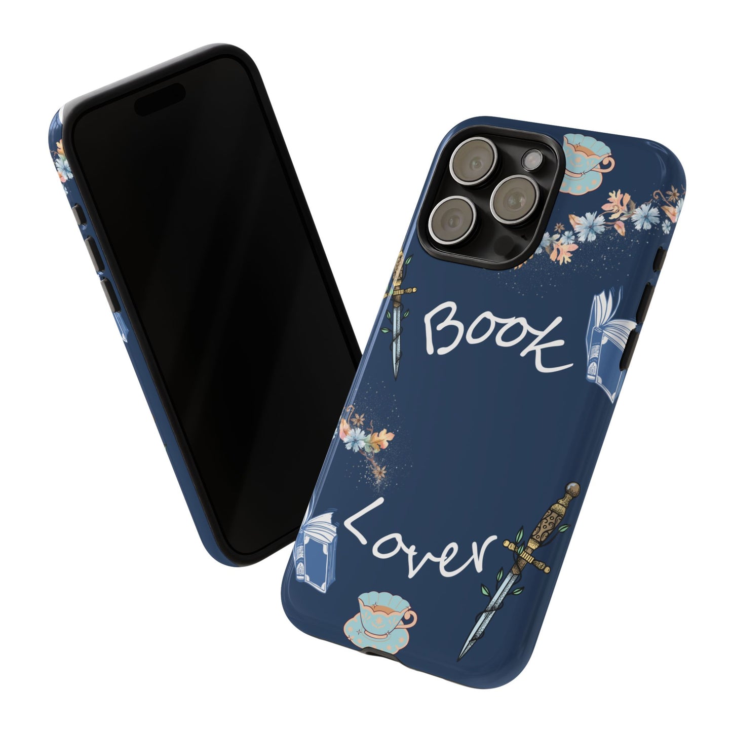 Book Lover Navy Phone Case