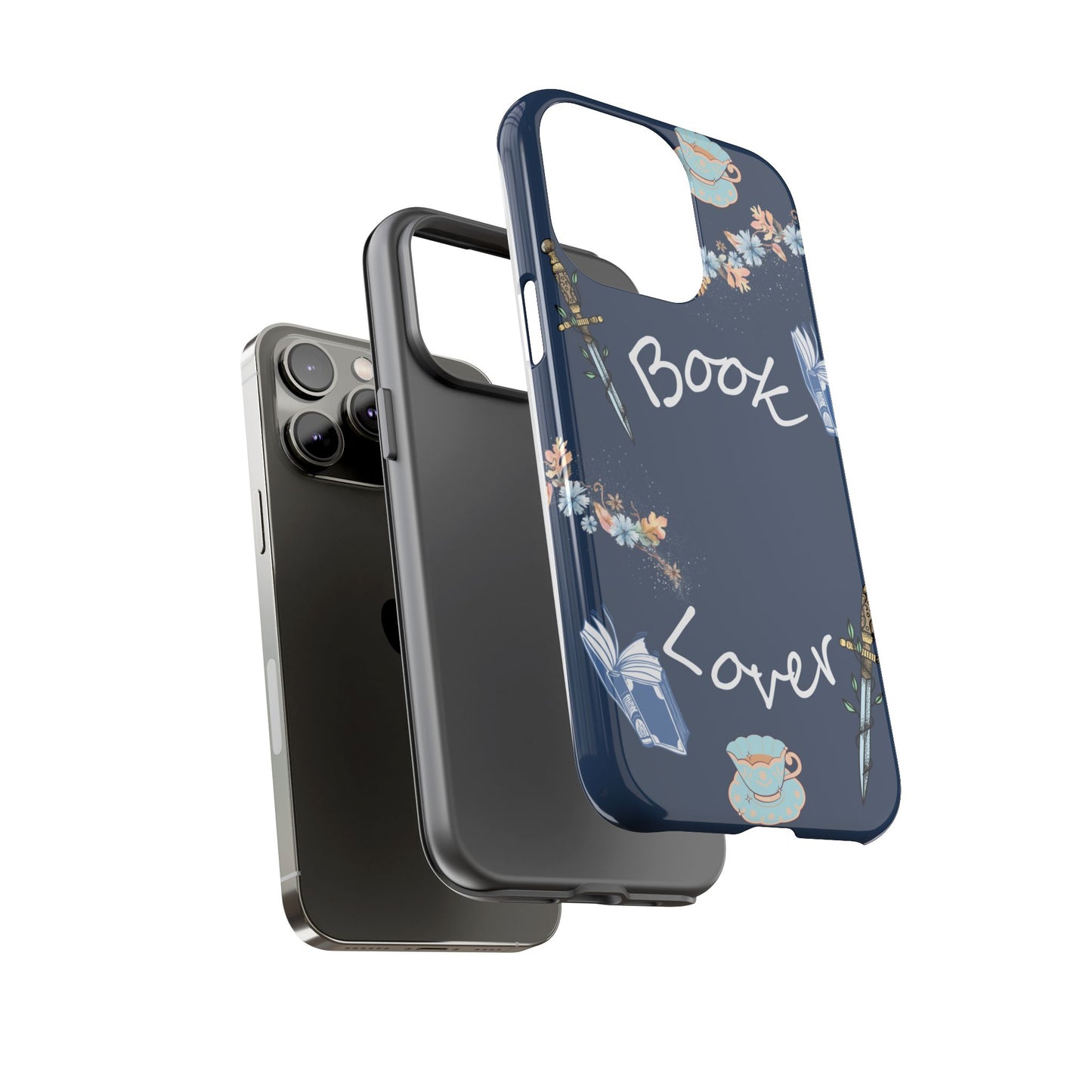 Book Lover Navy Phone Case