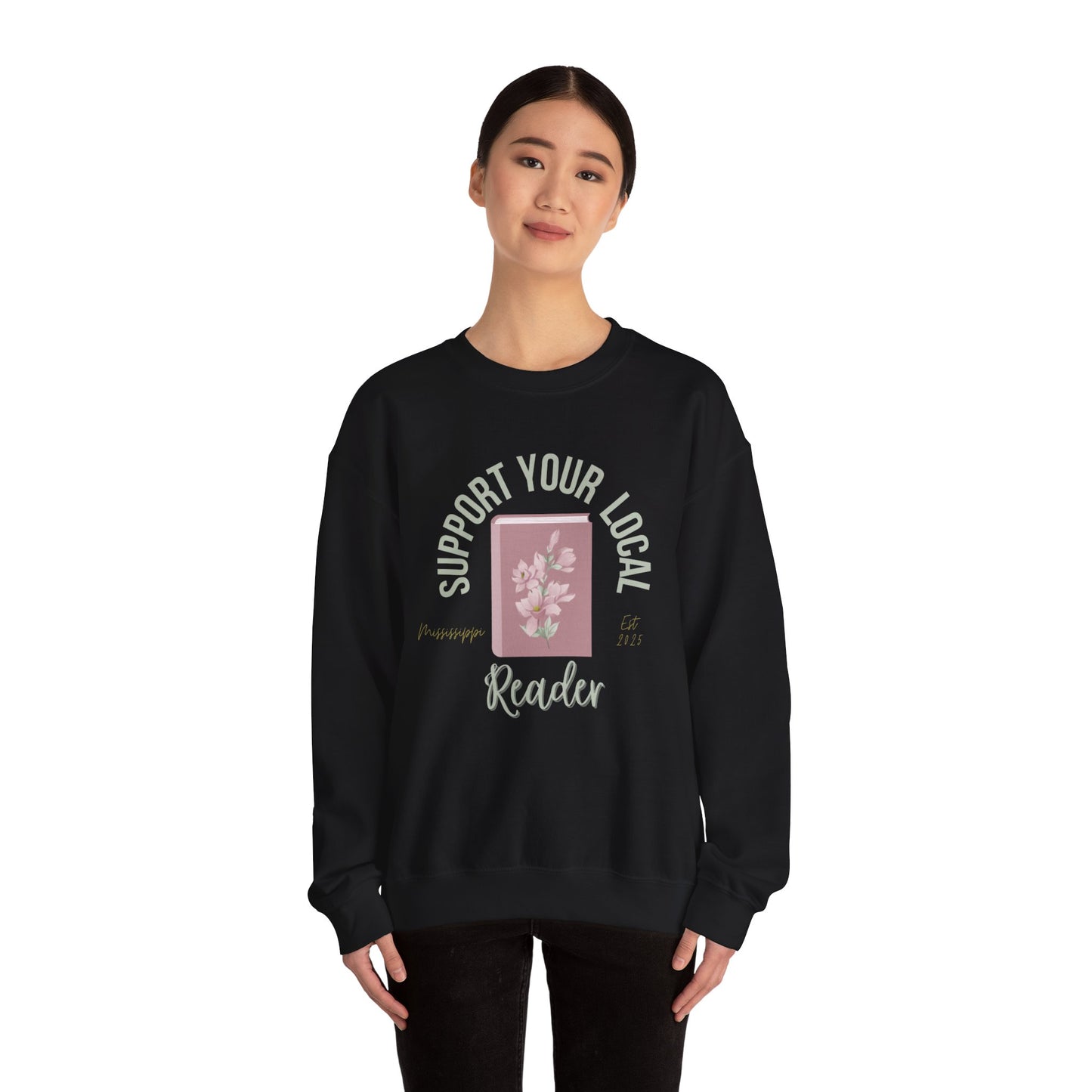 Support Your Local Reader MS Crewneck