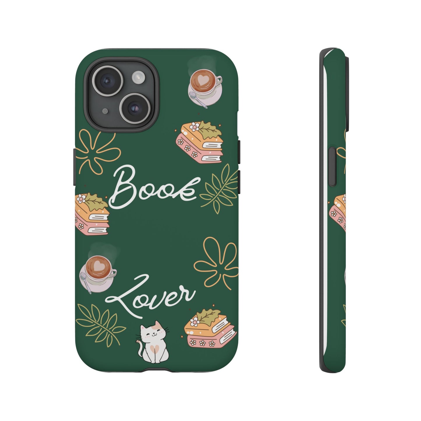 Book Lover Green Phone Case