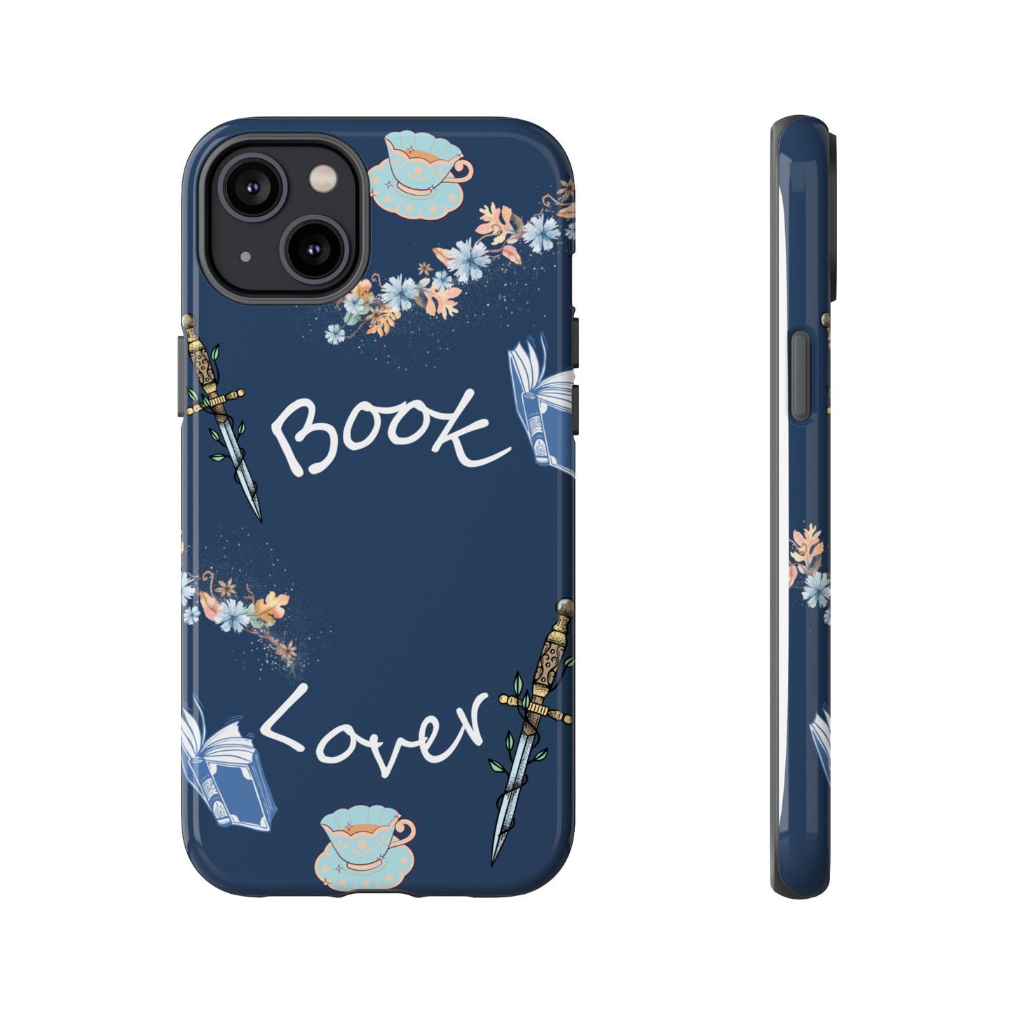 Book Lover Navy Phone Case