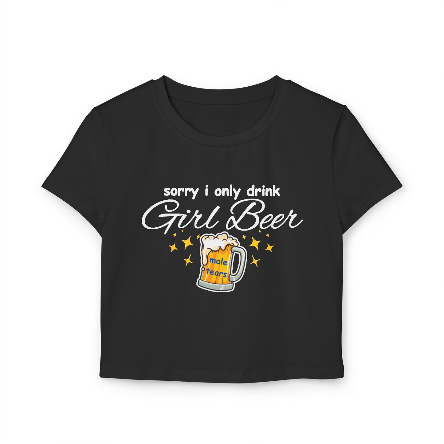 Girl Beer Male Tears Baby Tee