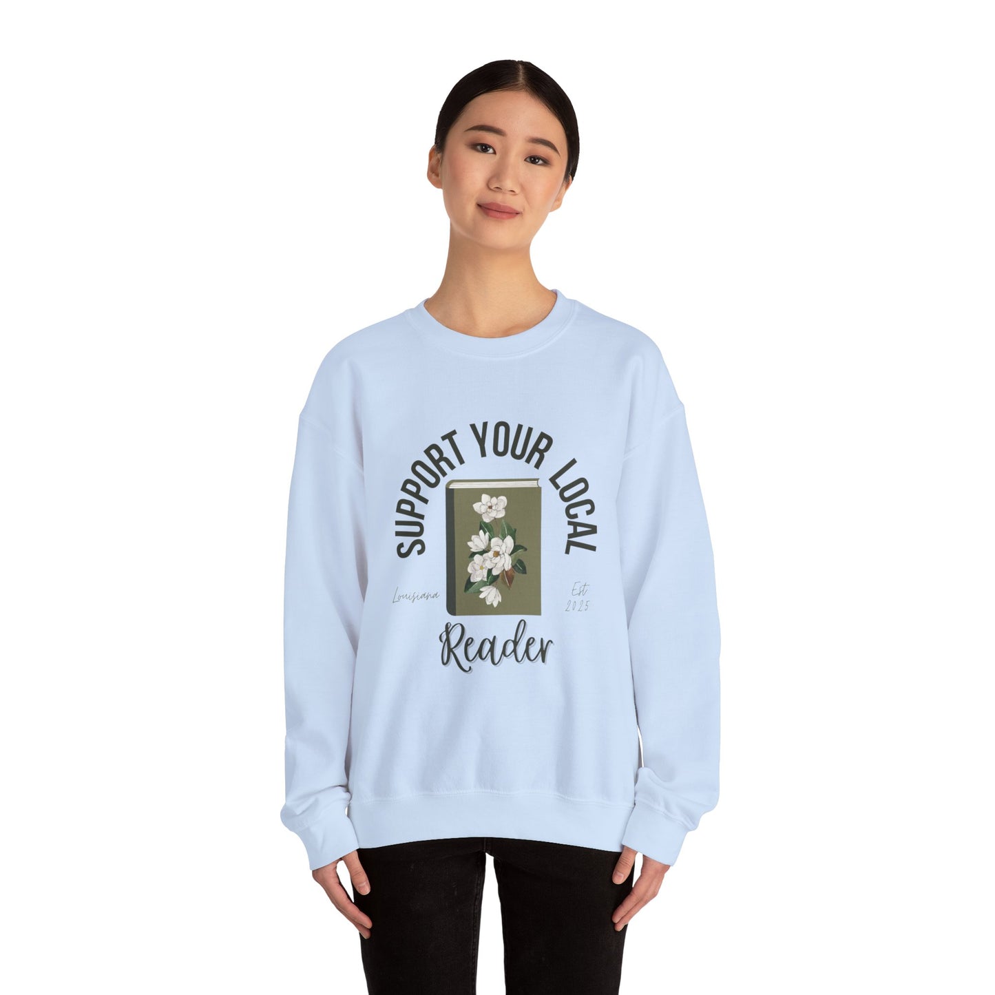 Support Your Local Reader LA Crewneck