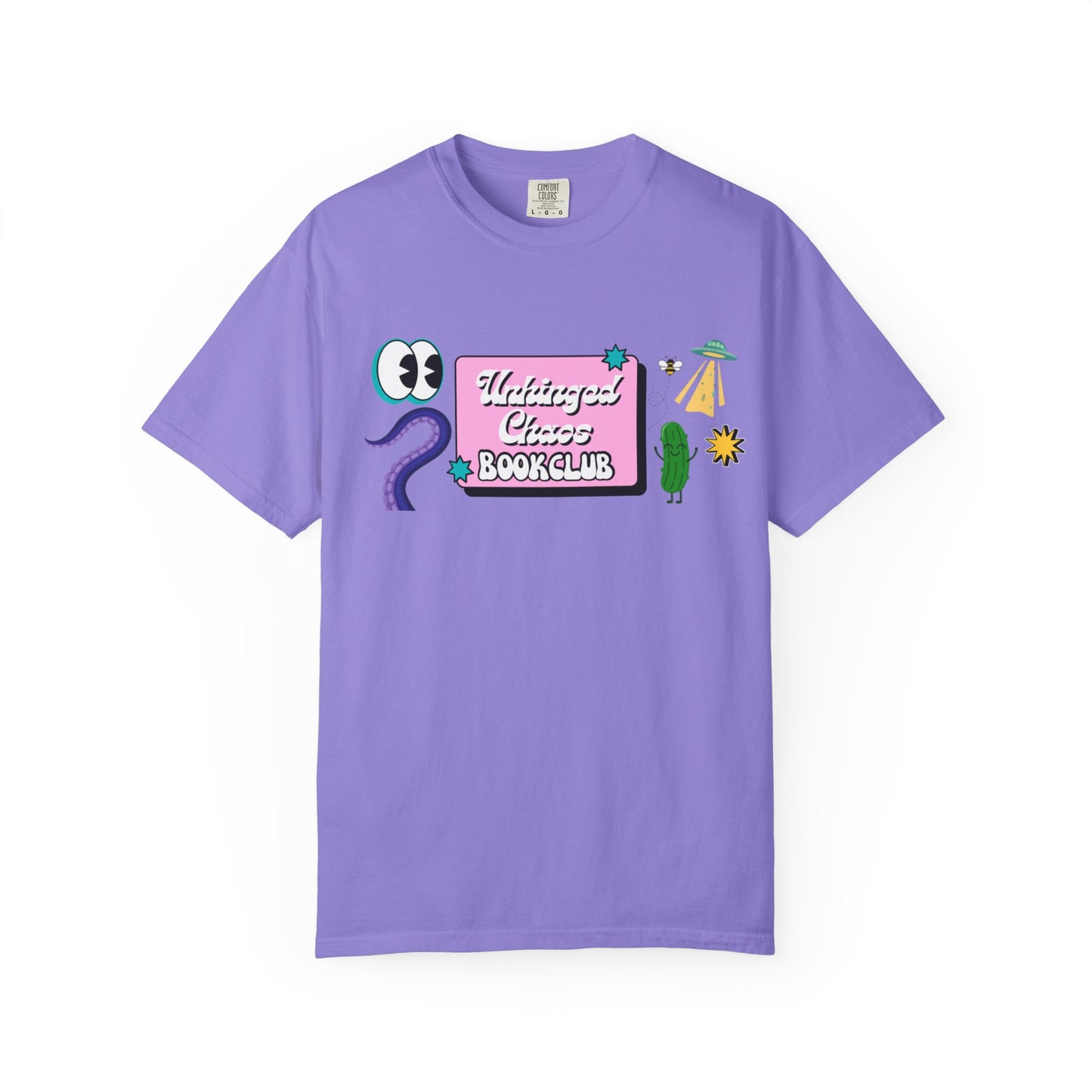 Unhinged Chaos Bookclub Tee