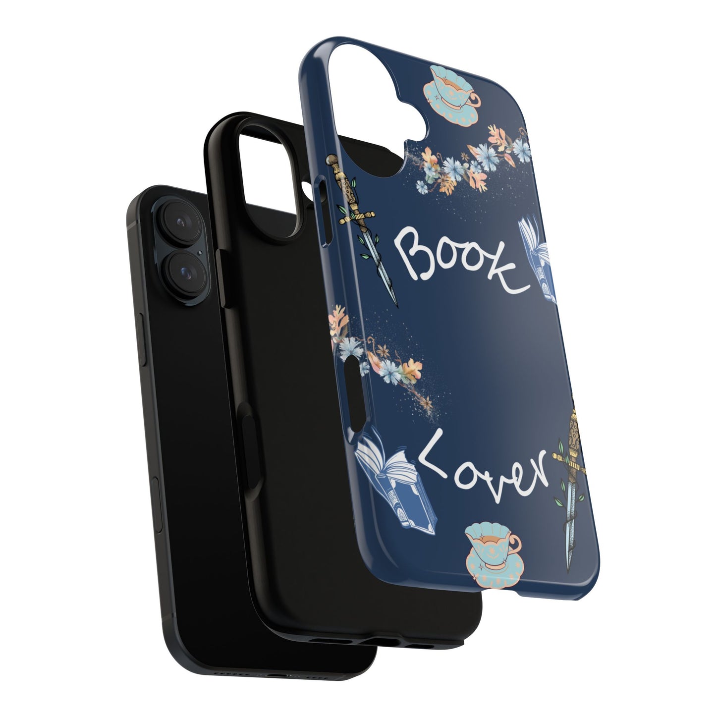 Book Lover Navy Phone Case
